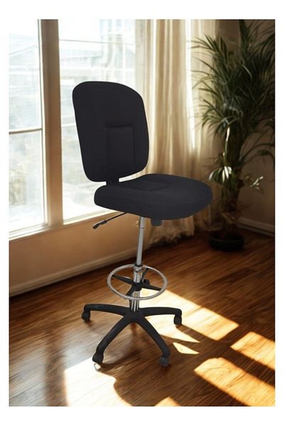 smart home Comfortable swivel chair with adjustable height and footrest - ideal high chair for offices, study tables