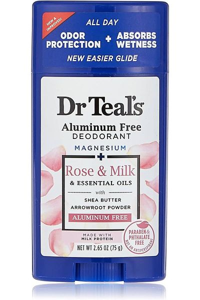 Dr Teals DEO ROSE & MILK 75G