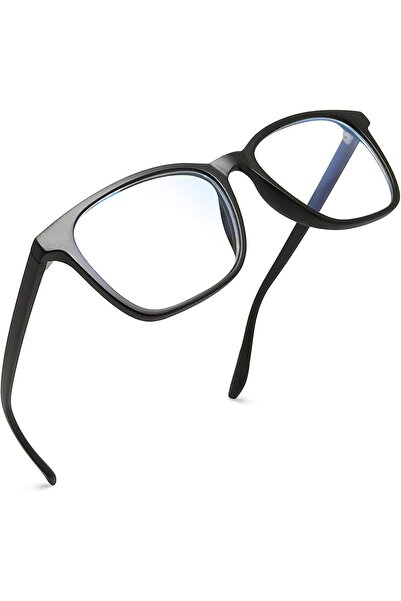 Joopin TR90 Square Blue Light Glasses - Clear Lens, Unisex