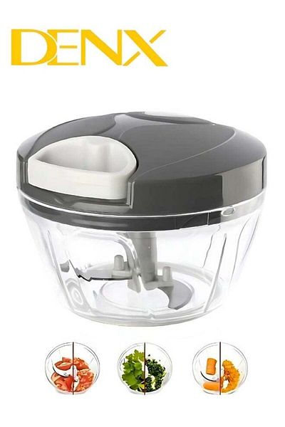 Primo Plus Manual Food Chopper And Cutter With A Pull Cord For Chopping Onions, Garlic, And Vegetables, Mu
