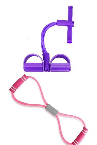 Hubstein Body Trimmer Whole Body Shaping Fitness + Butterfly Resistance Rubber Power Rubber Exercise