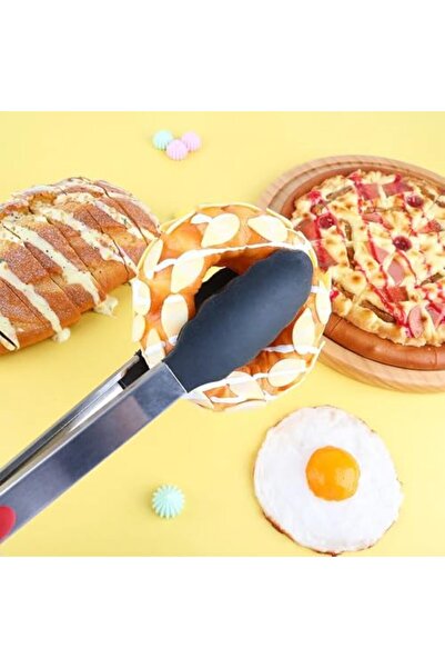 Pannex Silicone Tip Kitchen Tongs 30.4cm – Heat-Resistant, Non-Scratch, Locking Stainless Steel Tool