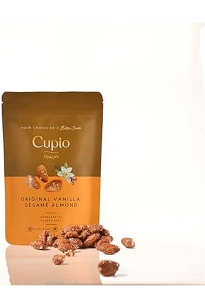 Cupio Snacks Original Vanilla Almond with Sesame 125gm