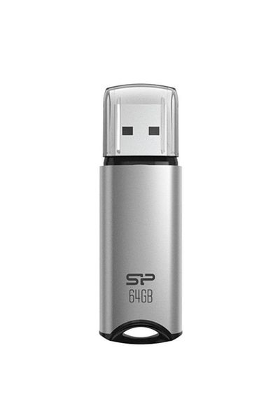 3 Silicon Power | Pamięć USB | Marvel Series M02 | 64 GB | Typ-A USB 3.2 Gen 1 | Srebrny