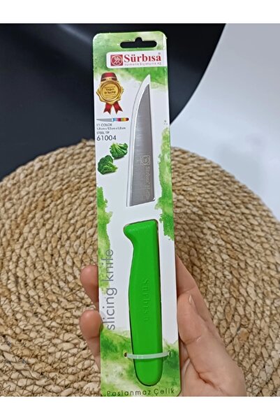 Sürbisa Sürmene 61004 Mutfak Bıçağı (9,50 Cm) Yeşil