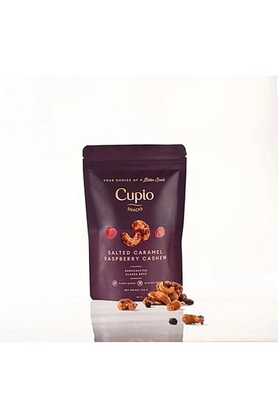 Cupio Snacks Salted Caramel Raspberry Cashew 125 gm