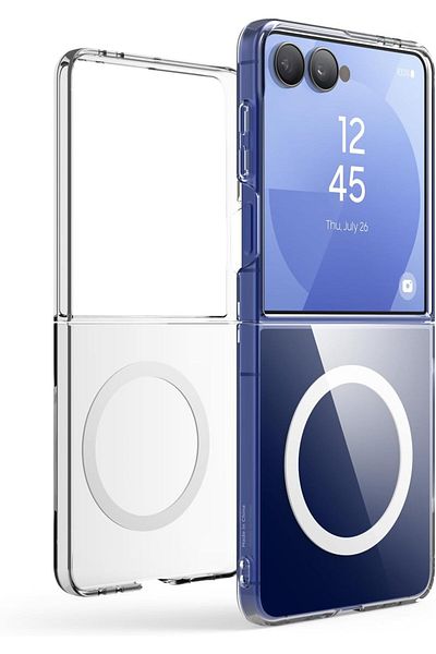 Elago غطاء مغناطيسي شفاف لهاتف Galaxy Z Flip 7 (2025) - شفاف