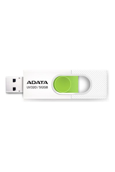 3 Pendrive ADATA UV320 - 512 GB USB 3.2, Alb-Verde