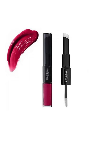 L'Oreal Paris Ruj lichid rezistent la transfer L'Oreal Paris Infaillible Long Lasting 214 Raspberry for Life, 26 g