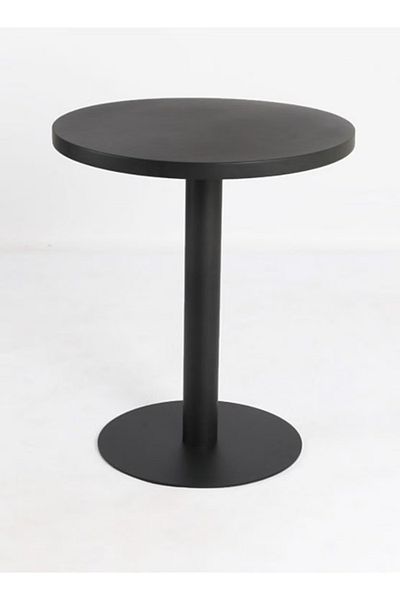rexa Black iron round table