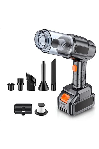 BLA BLA FOAM Suflantă portabilă fără fir, aspirare și suflare 2 în 1, 120w, 16000pa