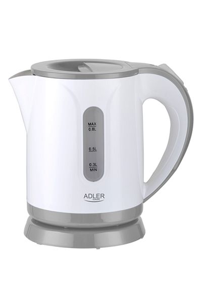 adler Ceaun Electric Adler, 850W, 0.8L, Alb/Gri