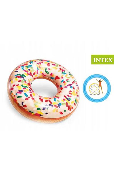 Intex Sprinkle Donut Inflatable Pool Swim Tube 1.14m