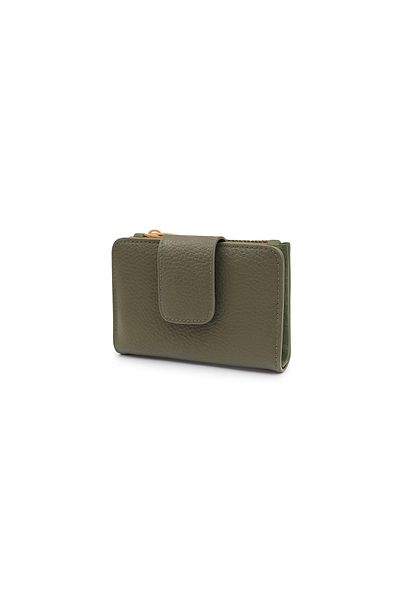 UCCELLO Women's Zippered Card Holder Wallet - Leather Look, Coin Compartment
