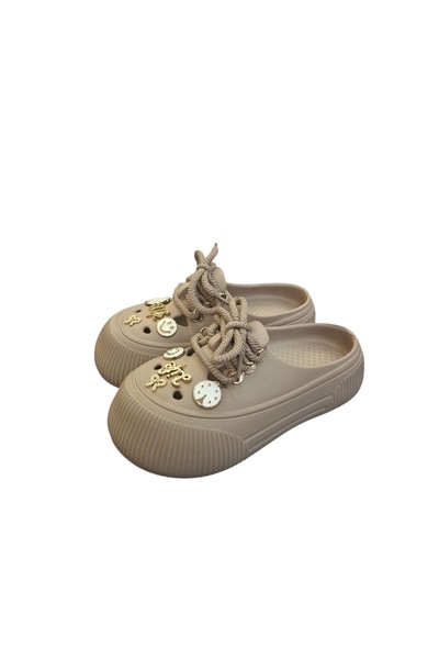 SOLMAZ 3404 Stoned Sabo Slippers