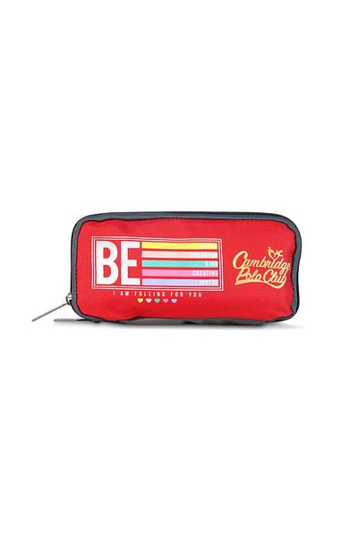 Cambridge Polo Club Be Happy Single Compartment Unisex Children's Pencil Case