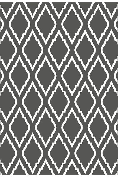 Oriental Weavers Living room/bedroom carpet, Helsinki Geometric Grey, BCF,OW Scandic 2663,KS2,E (67 x 120 cm)