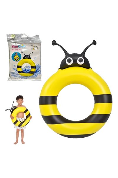 SunClub Inflatable Float Ring Lifebuoy Children's Pool Baby 70 x 50cm