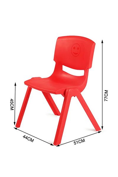 rexa Preschool Furniture Kindergarten Classroom Stackable Chair 44x51x77cm