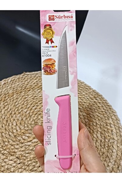 Sürbisa Sürmene 61004 Mutfak Bıçağı (9,50 Cm) Pembe