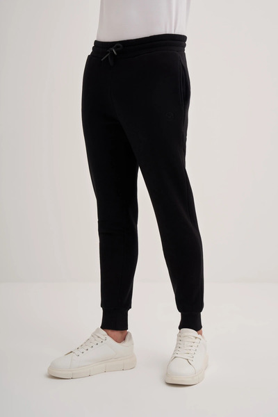Cazador Slim Fit βαμβακερό φούτερ με 3 κλωστές με ριγέ - 86010