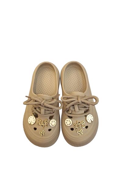 SOLMAZ 3404 Stoned Sabo Slippers