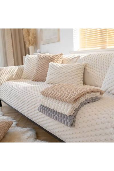 Naturel Collection Luxury Seat Cover with Non-Slip Base – 180X220 cm |   Ultra Soft & Stylish Design