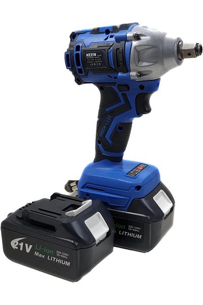 Keen 21 qt cordless drill for loosening wheels and nuts