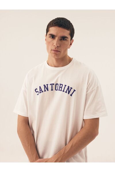 Henderson Oversize men's summer pajamas & Casual pattern & Beach style & Shirt & Shorts | Santorini