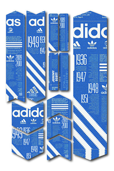 ca kay bu Sponsored Bisiklet Sticker Seti 12 Parça – Renkli Maşa Kadro Etiketi