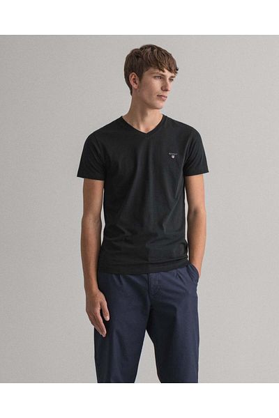 Gant Original Slim Fit V-Neck T-Shirt