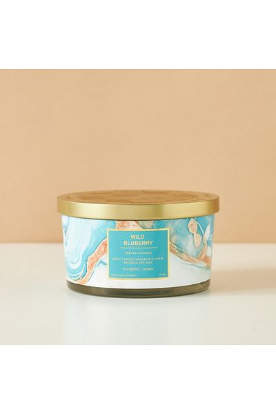 Scent.d London Scent.d 3-Wick Wild Blueberry Jar Candle - 450 gms
