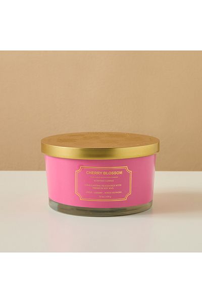 Scent.d London Scent.d Cherry Blossom Scented Jar Candle - 16 oz