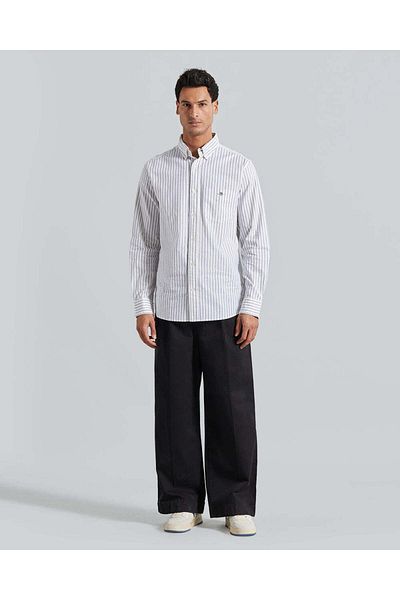 Gant Regular Fit Oxford Stretch Stripe Shirt