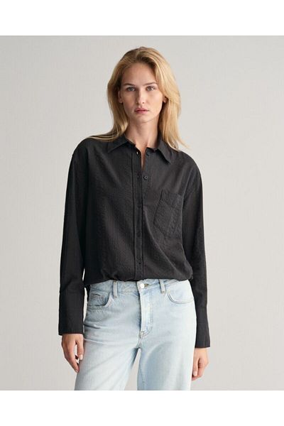 Gant Relaxed Fit Seersucker Striped Shirt