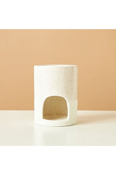 Lifestyle Cylinder Shaped Porcelain Oil Burner - 9x9x12 cms