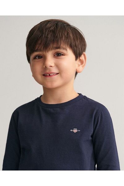Gant Kids Shield Long Sleeve T-Shirt