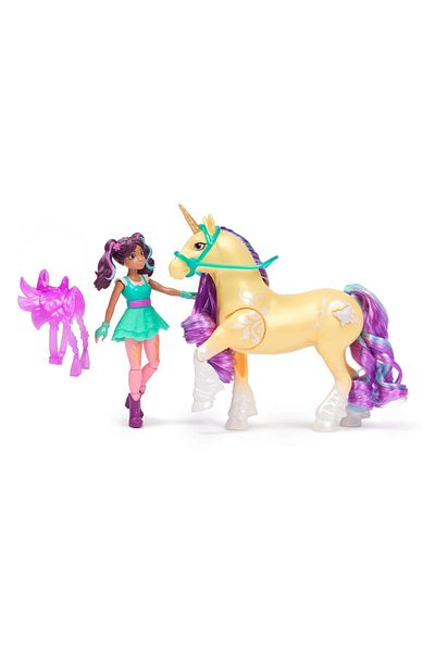 Unicorn Academy AVA DOLL AND UNICORN LEAF MAGIC PLANT SET