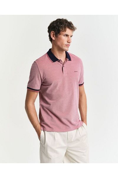 Gant 4-Color Oxford Piqué Polo Shirt