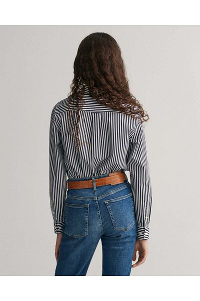 Gant Regular Fit Striped Poplin Shirt