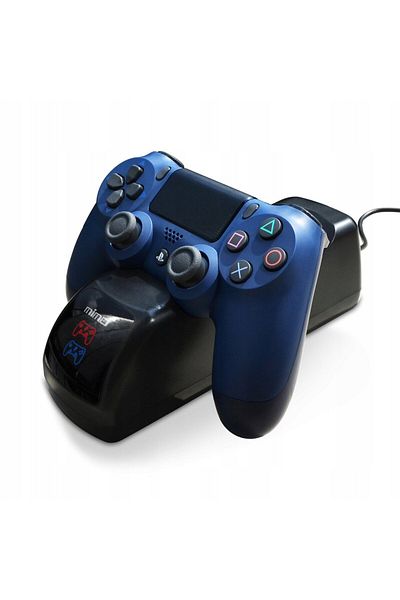 Welora Dual charging station for PS4 controllers - Black