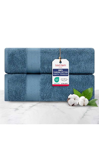 NikAr Home Cotton Towel Set Set of 2