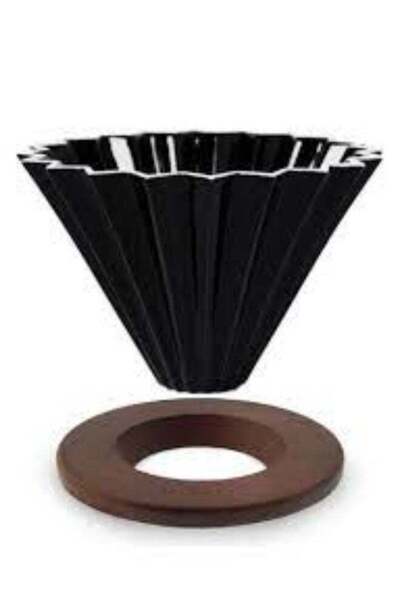 Generic Ceramic Coffee Dripper Origami Style Cone Filter Cup Reusable Pour Ov...