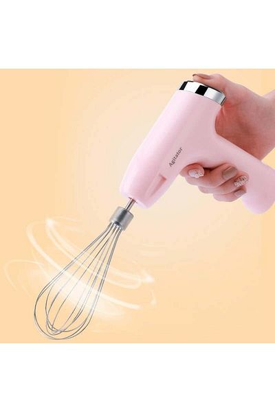 divendi-ro Mini electric blender, portable, rechargeable 3 in 1, with 4 accessories, pink