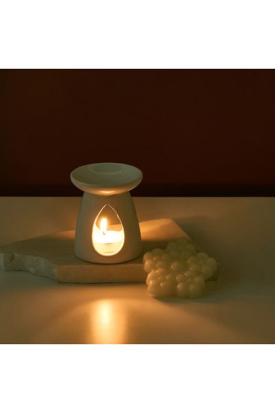 Lifestyle Hibiscus Oil Burner And Scented Waxmelt Gift Set