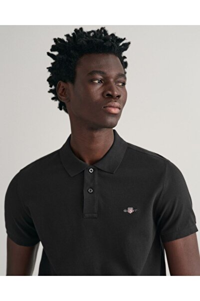 Gant Slim Fit Shield Piqué Polo Shirt