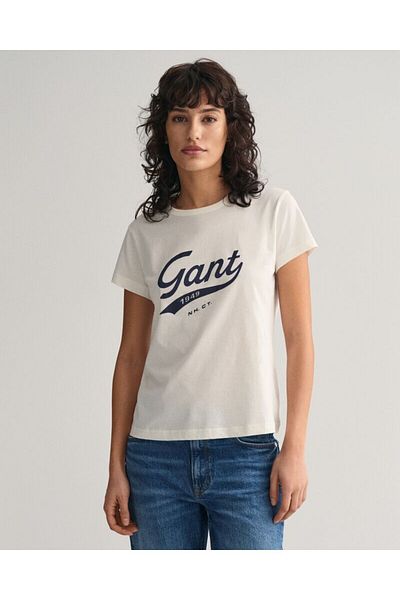 Gant تي شيرت برسومات نصية