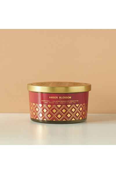 LPDP Scent.d Amber Blossom 3-Wick Jar Candle - 16 oz