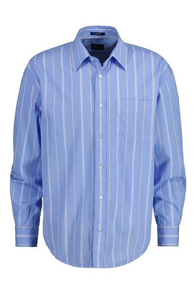 Gant Oversized Striped Poplin Shirt
