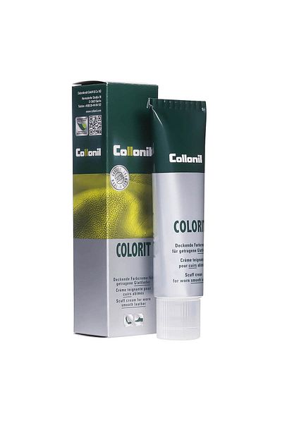 Collonil Colorit matte cream for smooth used leather, 50 ml, white-covering